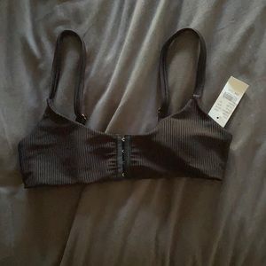 NWT black PacSun bikini top